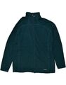 EDDIE BAUER Damen Strickjacke Pullover UK 18 XL grün gefleckt Polyester BI50