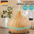 Diffuser Luftbefeuchter Aroma Vernebler LED Ultraschall Humidifier Duftöl Licht