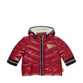 Steiff Baby Jacke Winterjacke rot mit Teddyapplikation beere Grössen 74 - 86