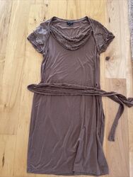 Escada Sport Kleid Gr. 36 Braun/taupe