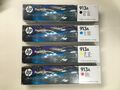 4 original HP 913A Tintenpatronen Black Cyan Magenta Yellow (2025) OVP Rechnung