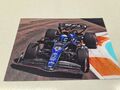 F1 Alex Albon original signiert 13x18 cm auf Foto 2023