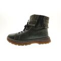 Rieker Warmfutter Boots Winterboot Stiefelette Grün Damen Schuhe Gr. 37