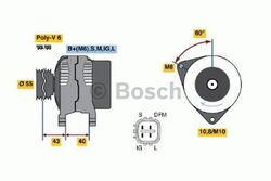 BOSCH Lichtmaschine Generator LiMa ohne Pfand 0 986 042 660