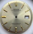 ORIGINAL ROLEX ZIFFERBLATT  DIAL DATEJUST GREY GOLD 1601 Cal 1570 VINTAGE