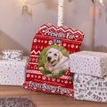 Personalisiert Hund Weihnachtsmann Sack - Pfoten - Haustier Weihnachtsstrumpf