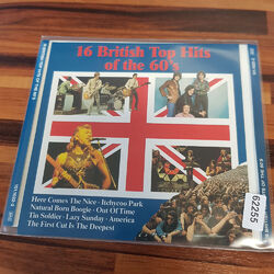 VARIOUS: 16 British Top Hits Of The 60's    > VG/VG+(CD)