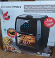 GOURMETmaxx Heißluft Fritteuse 9L XXL Airfryer-Pommes-Backofen-Hähnchen-Grill...