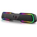 PC Soundbar mit LED RGB 2.0 Lautsprecher mit USB-Betrieb 