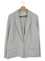 TOM TAILOR Strickblazer Damen Gr. DE 46 hellgrau Casual-Look