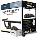 Für CITROEN C4 Grand Picasso I Typ UA Anhängerkupplung starr +eSatz 7pol 06- Kit