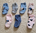 7 Paar  Socken, Minnie Maus, Größe 23-26