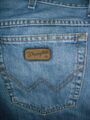 Wrangler Vintage kurze Jeans Short Hose Bermuda Baumwolle Cotton Blau Gr. 34