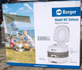 Berger Mobil WC Deluxe Camping Chemietoilette - Weiß