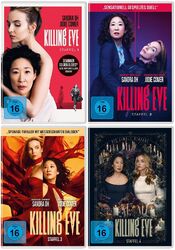 Killing Eve - Staffel 1+2+3+4 / Die komplette Serie # DVD-SET-NEU