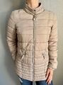 Damen Winterjacke Jacke Mantel Gefüttert Beige Größe 36 S - Wie NEU