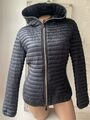 SAVE THE DUCK ULTRA LIGHT JACKET Damen-Jacke Steppjacke m. Kapuze Schwarz 1/S/36