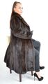 A5092 NERZMANTEL PELZMANTEL NERZ JACKE ECHT PELZ MANTEL - REAL MINK FUR COAT