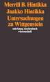 Untersuchungen zu Wittgenstein (suhrkamp taschenbuch wissenschaft) Buch