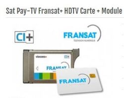 Sat Pay-TV Fransat+ HDTV Carte + Module