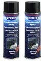 2 X presto Unterbodenschutz Spray UBS schwarz 306017 500ml Bitumenbasis