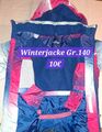 mädchen winter jacke gr. 140