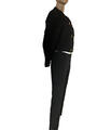 schmale Anzughose Windsor schwarz Baumwolle Stretch Hose quiet luxury 38 40