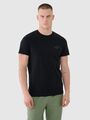 4F Regular Fit T-Shirt mit Print für Herren - schwarz 4FWSS25TTSHM1974-20S