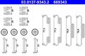 ATE Zubehörsatz Feststellbremsbacken 03.0137-9343.2 für NISSAN GT R35 MURANO 2 1