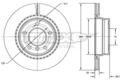 2x Bremsscheibe TOMEX Brakes TX 72-72 für BMW 3er E90 E92 1er E87 Touring E91