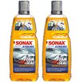 2x Set Sonax XTREME Foam Seal Wasch-Versiegelung Auto-Shampoo Lack-Versiegelung