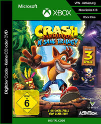 [VPN] Crash Bandicoot™ N. Sane Trilogy - Game Key - Xbox One / Xbox Series X|S