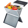 Laptopgrill Klappgrill Tragbarer Kohlegrill Campinggrill Tischgrill Standgrill 