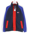 Tommy Hilfiger Jeans Badge Colorblock Jacke Herren Groß Gefüttert Hoher Kragen