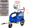 DMS® Fahrradanhänger 2in1 Kinderanhänger Fahrrad Anhänger Jogger Radanhänger FH