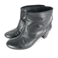 Vic Matie Stiefelette Damen Gr 38 Leder Schwarz ankle boot Stiefel Schuhe