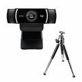 Logitech C922 PRO Webcam mit Stativ, Full-HD 1080p, 78° Sichtfeld, Autofokus