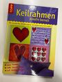 Keilrahmen kreativ bemalt Topp Verlag Buch mit Acrylfarbe, Strukturpaste, Servie