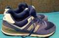 new balance 574 herren 41.5 Blau Mit Reflektor