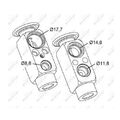 1x Expansionsventil, Klimaanlage NRF 38479 passend für DAF MAN MERCEDES-BENZ