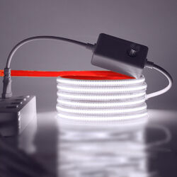 230V COB LED Streifen IP67 Leiste Band Strip Dimmbar Lichtschlauch Selbstklebend