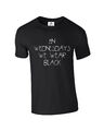 On Wednesdays We Wear Black t shirt Tumblr Fashion Rosa Top (Wednesday, )