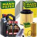 MANN INSPEKTIONSPAKET+7L MOTUL 5W-30 MOTORÖL passend für AUDI A4 B8 Q5 3.0 TFSI