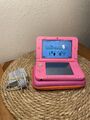 Nintendo 3DS XL Handheld-Spielkonsole Pink Top Zusatnd