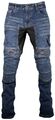 Herren Motorradjeans Biker Jeans Cargo Blau mit Protektoren Bikerjeans Motorrad