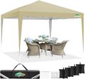 3x3m Wasserdicht Stabil Faltpavillon Pop up Gartenpavillon Partyzelt Bierzelt#