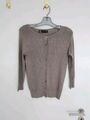 Grau-braune Strickjacke von Zara Gr S 36