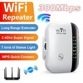 2024 WLAN Repeater Router Range Extender Wireless Signal Verstärker Booster WiFi