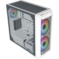 Cooler Master HAF 500 White, Tower-Gehäuse, weißTempered Glass