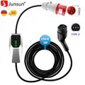 EV Ladegerät Ladekabel 480V & Starkstrom CEE 11/22KW 16/32A Typ 2 Mobile Wallbox